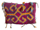 Original Vintage Ait Bou Ichaouen Cushion - Double Sided Wool Pillow - Tribal Cushion - Moroccan Pillow Case - Handmade Talsint Pillow. MoroccanBazzArts
