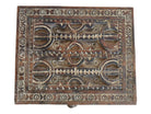 Moroccan Trunk Box Wood: Hand Carved Berber Chest, Vintage Boho Storage MoroccanBazzArts