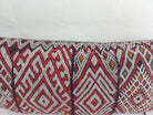 Textile with geometric pattern on a white background