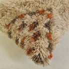 Vintage Beni Ourain Wool Pillow Cover | 16" x 25" MoroccanBazzArts