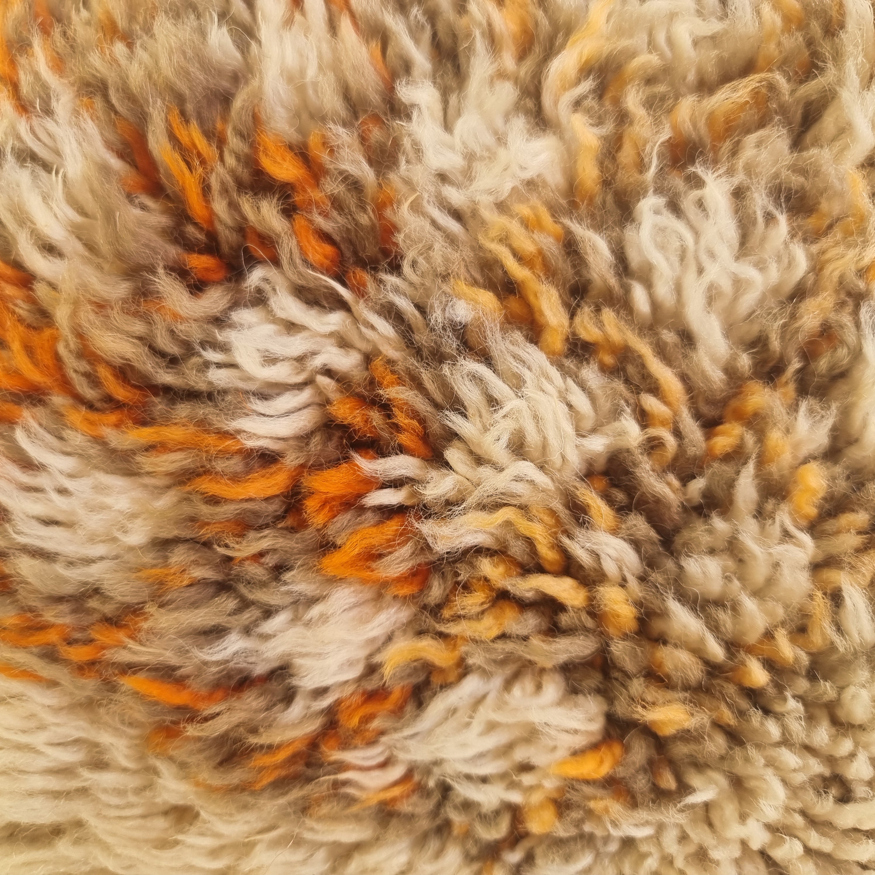 Vintage Beni Ourain Wool Pillow Cover | 16" x 25" MoroccanBazzArts