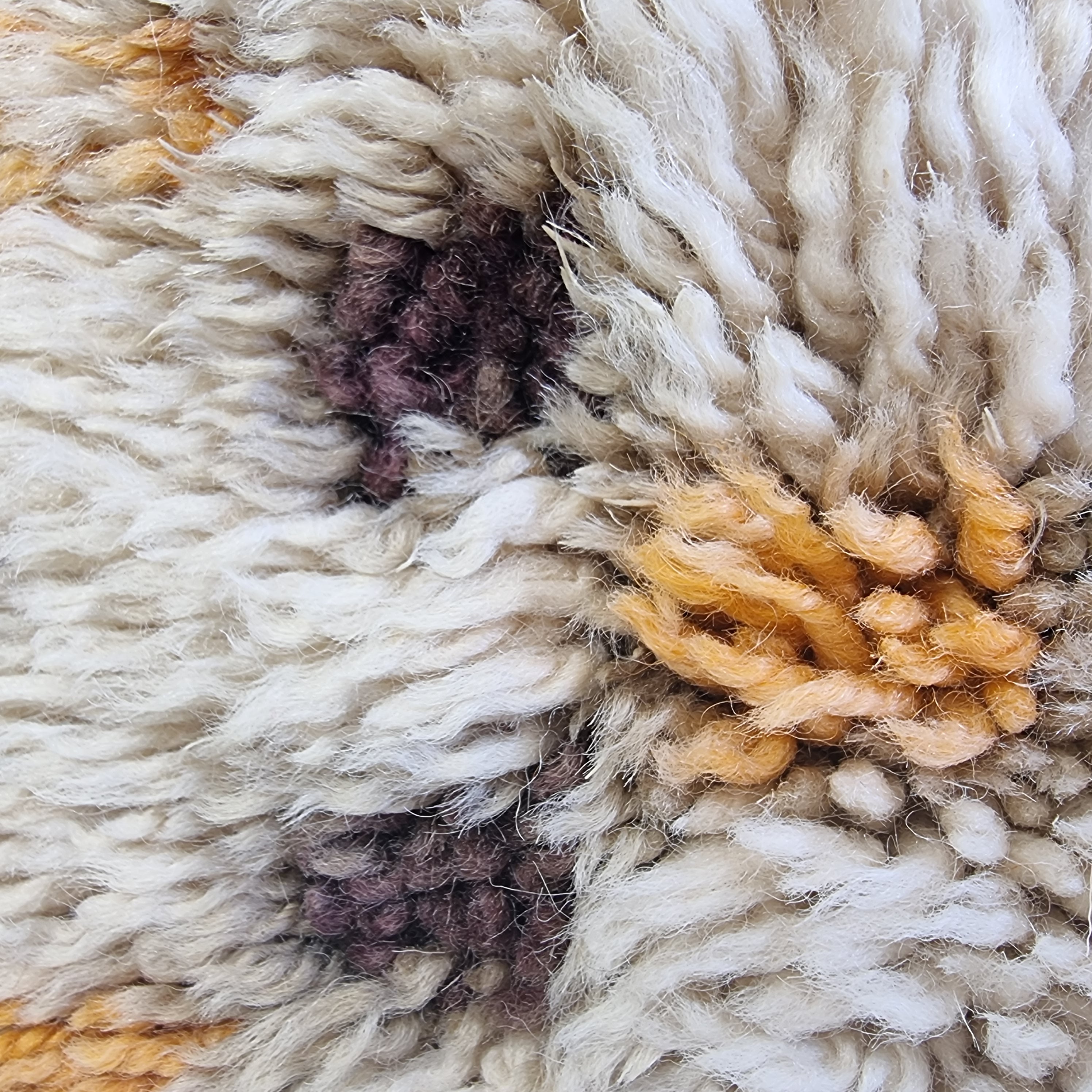 Vintage Beni Ourain Wool Pillow Cover | 16" x 25" MoroccanBazzArts