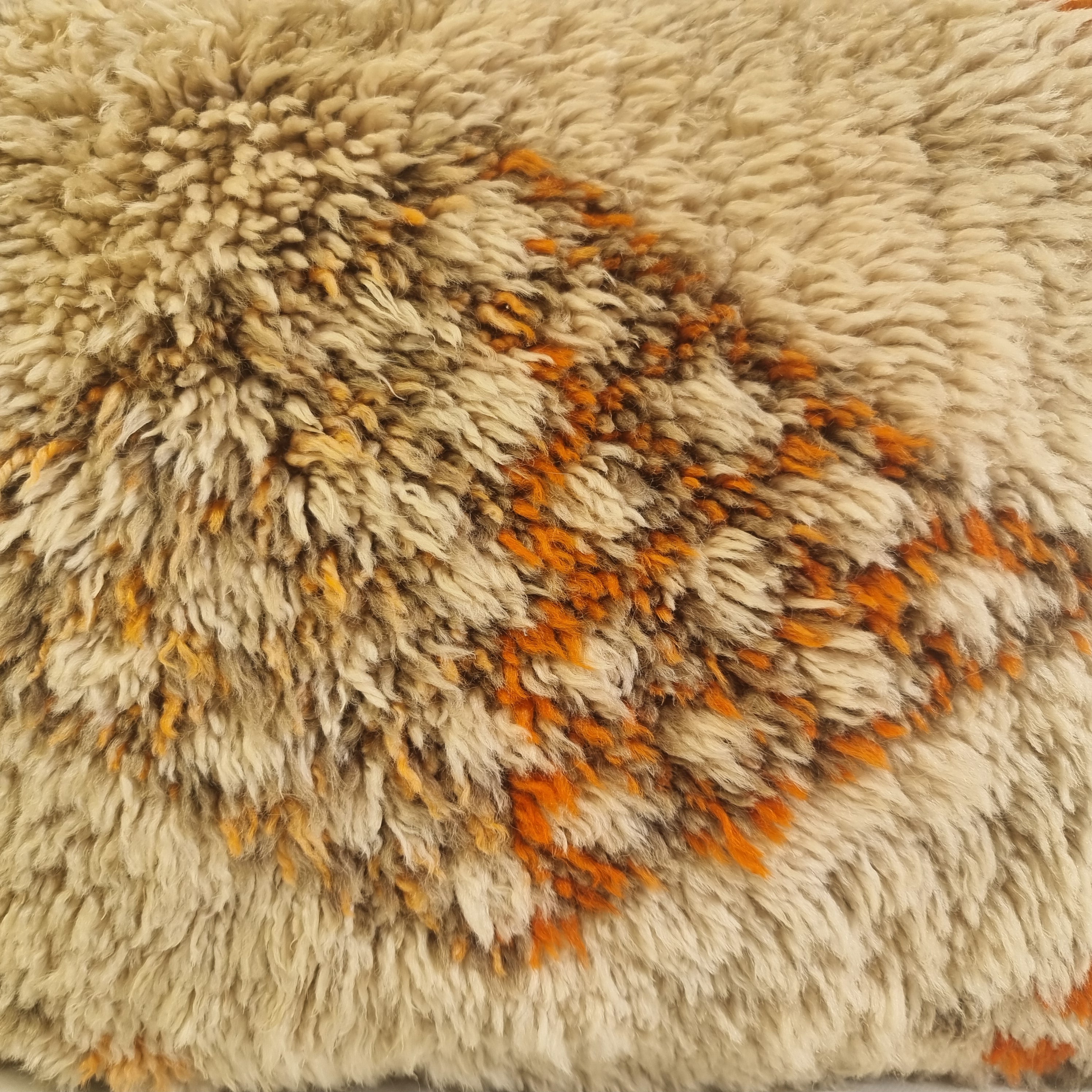 Vintage Beni Ourain Wool Pillow Cover | 16" x 25" MoroccanBazzArts