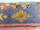 Vintage Berber Rug Lumbar Pillow Cover in Purple & Pink - 13x22" MoroccanBazzArts