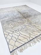 Custom made Moroccan Beni Mrirt Rug: Hand-Knotted Berber Wool Carpet for Boho Home Decor MoroccanBazzArts
