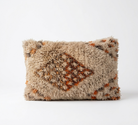 Vintage Beni Ourain Wool Pillow Cover | 16" x 25" MoroccanBazzArts