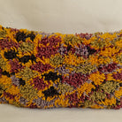 Authentic Aït Bou Ichaouen Berber Lumbar Pillow | Vintage Hand-Knotted Wool | 14" x 25" MoroccanBazzArts