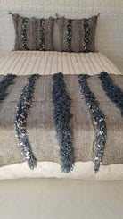 Gray Moroccan Blanket 