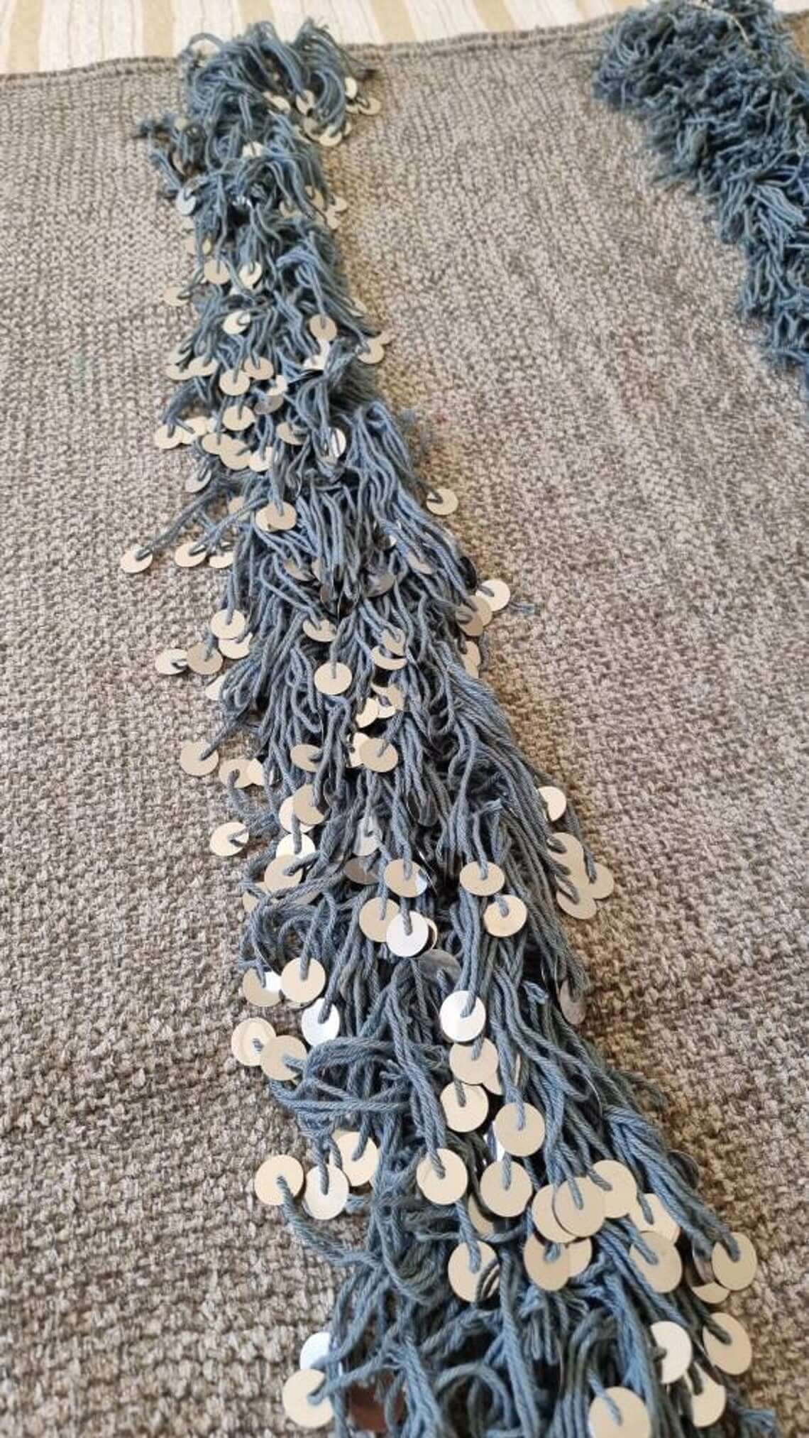 Gray Moroccan Blanket 