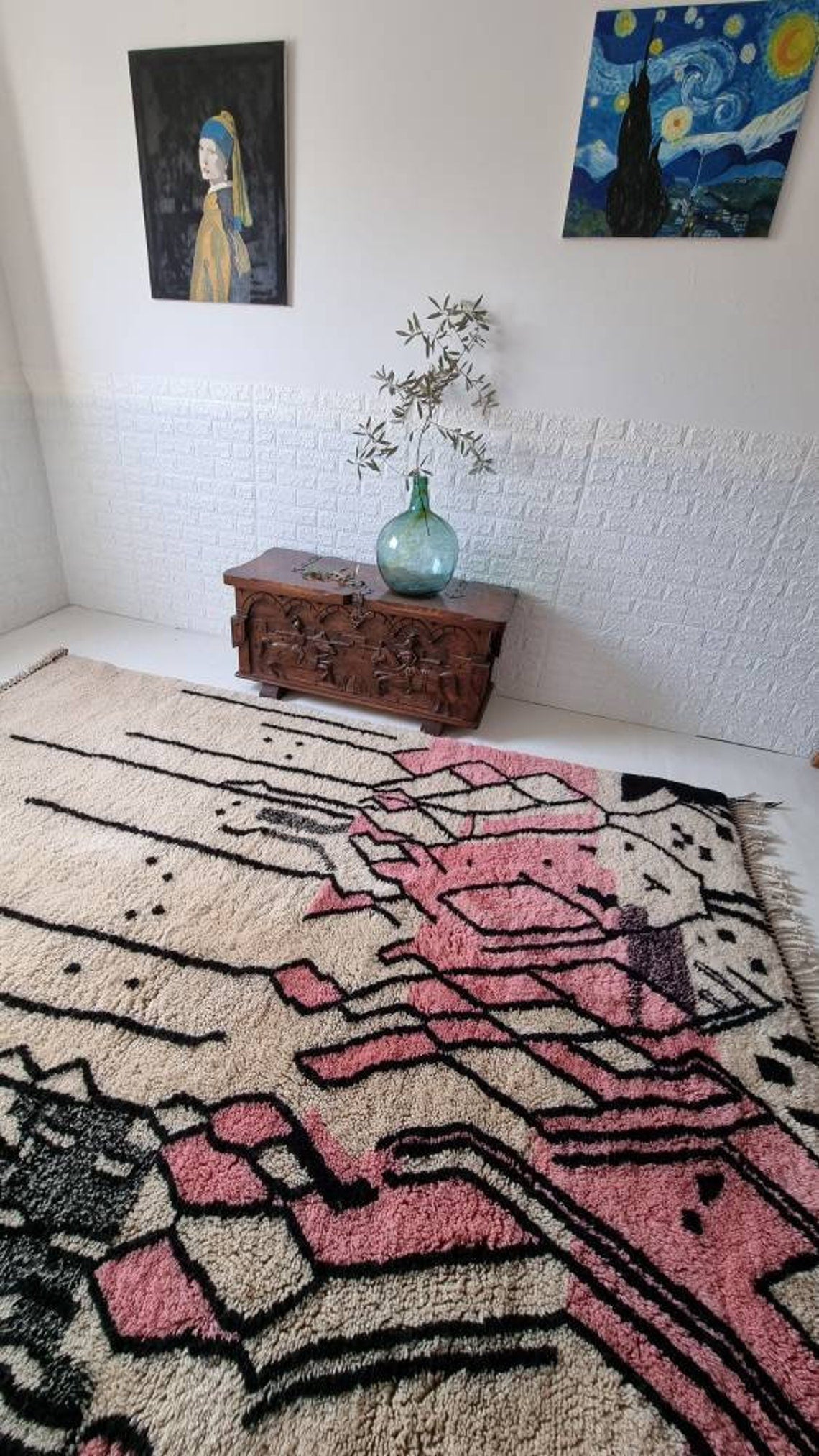 Abstract Moroccan Rug